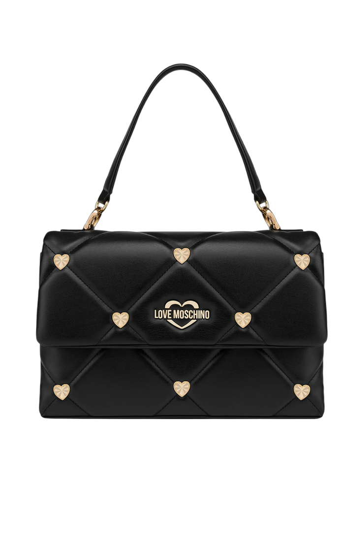 Сумка Love Moschino Jewel Heart Satchel M Black